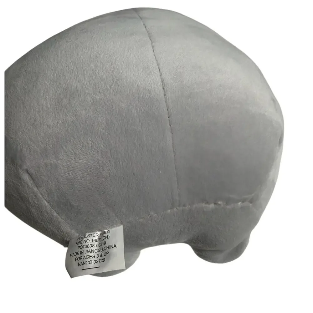 Squishy Plush Elephant Eggamals‎ 8 Inch Gray